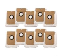 Lot de 10 sacs filtrants multicouches pour Cecotec pour Conga 11090 | Micropolaire multicouche, capture les poussières fines, haute capacité d'absorption, adapté pour conga 11090
