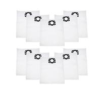 Lot de 10 sacs filtrants pour MV4 MV5 MV6 WD4 WD5 WD6 Sacs d'aspirateur jetables de rechange en tissu non tissé Sacs à poussière réutilisables pour le rangement