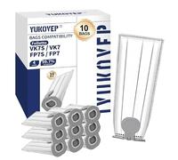 Lot de 10 sacs Folletto compatibles Vk7s Vk7 Fp7s Fp7, pour Kobold VK7