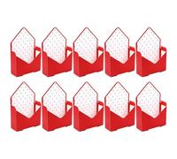 Lot de 10 sacs pour emballage | boîte d'emballage de bouquet en papier imperméable pliable, pour compositions mariage, fête des mères