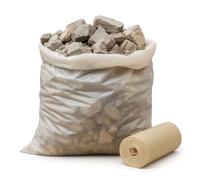 Lot de 10 sacs pour gravats de construction 40 x 70 cm - Sacs résistants et robustes pour déchets de construction, Calcinacci, sciure, débris, gravats de construction - sacs en plastique épais - Lemag
