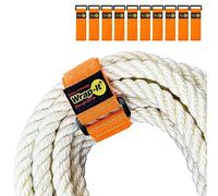 Lot de 10 Sangles Wrap-It Storage Super Extensibles de 22,9 cm - Sangles élastiques Auto-agrippantes - Organiseur de rallonge, Sangles de Tuyau et de câbles, Enrouleur de Cordon, Garde-Cordon,