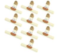 Lot de 10 scelleuses de sacs à pain avec clip de fermeture sécurisé pour la conservation des aliments, outil de stockage des aliments pour la cuisine et la maison, outils d'organisation de cuisine