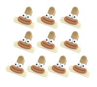 Lot de 10 scelleuses de sacs à pain avec clip de fermeture sécurisé pour la conservation des aliments, outil de stockage des aliments pour la cuisine et la maison