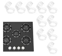 Lot de 10 sécurités pour cuisinière, boutons de cuisinière, solution de sécurité pour boutons rotatifs, sécurité du four