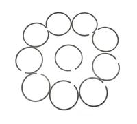 Lot de 10 Segments de Piston 1,5 mm x 44,7 mm (45 mm, 46 mm, 47 mm, 48 mm, 49 mm, 50 mm, 51 mm, 52 mm, 54 mm, 56 mm, 58 mm, 60 mm, 66 mm) for souffleur et tronçonneuse(58mm x 1.5mm)
