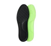 Lot de 10 semelles orthopédiques unisexes en mousse à mémoire de forme pour chaussures de sport absorbant la transpiration Noir 1 paire 45-46