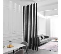 Lot de 10 séparateurs de pièce en bois beige pour couloir - Séparateurs de colonne de 119,4 cm de haut pour entrée et porche