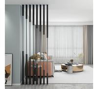 Lot de 10 séparateurs de pièce modernes en métal pour séparation de pièce, idéal pour les espaces de bureau et de maison (230 cm)