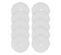 Lot de 10 serpillères compatibles avec aspirateur robot Eureka J12 Ultra - Tampons en microfibre douce lavables - Accessoires de nettoyage du sol - Lot de 4 paquets de 10 - Facile à installer pour les
