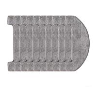 Lot de 10 serpillères de rechange en microfibre pour aspirateur robot Midea VCR S6 Plus pour une utilisation dans divers environnements domestiques