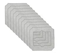 Lot de 10 serpillères de rechange lavables et absorbantes pour fenêtre Ecovacs pour Winbot pour Mini nettoyeur de fenêtre automatisé pour cadres et coins de fenêtre sans traces