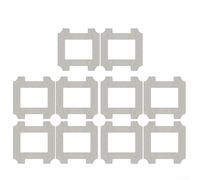 Lot de 10 serpillères de rechange pour aspirateur robot Deebot W2S ECOVACS lavables en microfibre