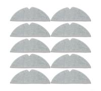 Lot de 10 serpillères de rechange pour aspirateur robot Dreame D20 D20 Pro Plus, 4/10 chiffons lavables en microfibre, nettoyage du sol réutilisables