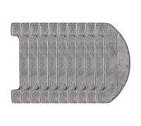 Lot de 10 serpillères de rechange pour aspirateur robot Midea VCR S6 Plus avec tissu en microfibre pour la capture des débris de sol
