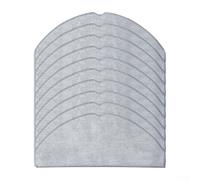 Lot de 10 serpillères de rechange pour aspirateurs Roborock Q7T+/Q7 M5/Q7 M5+/Q7 L5/Q7 L5+/Q7 TF/Q7 TF+/Q7B/Q7 M5 Plus, nettoie efficacement les coins et les bords