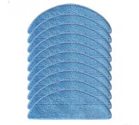 Lot de 10 serpillères de rechange pour Cecotec pour conga M50 pour X-treme - Chiffons en microfibre réutilisables pour nettoyage en profondeur des sols secs et humides des poils d'animaux