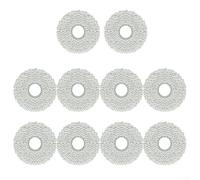 Lot de 10 serpillères de rechange pour Deebot pour X1 Turbo avec tampons de nettoyage lavables, compatible avec X1e X2 pour modèles T20