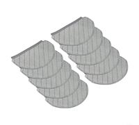 Lot de 10 serpillères de rechange pour Ecovacs pour Deebot N20/N20 Plus - Comprend 4 ou 10 chiffons lavables en machine