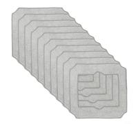 Lot de 10 serpillères de rechange pour robot de nettoyage de vitres Ecovacs Winbot Mini - Haute absorption