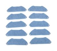 Lot de 10 serpillères de rechange robustes en microfibre compatibles avec Lefant M1 M2 Pro M2s Plus U180 et pour aspirateur robot Okp K8 pour un nettoyage efficace du sol
