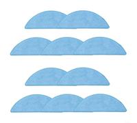 Lot de 10 serpillères de rechange supplémentaires pour SilverCrest pour SSR 3000A avec bord flexible pour atteindre les coins