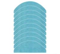Lot de 10 serpillères en microfibre compatibles avec Blaupunkt, Bluebot, Precision Plus, disponibles en lot de 4 ou 10 chiffons