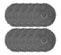 Lot de 10 serpillères en microfibre de rechange pour aspirateur robot 3i P10 Ultra, 4 ou 10 pièces, conçus pour maintenir des sols propres dans les maisons avec animaux domestiques et enfants
