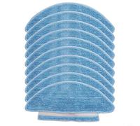Lot de 10 serpillères en microfibre de rechange pour aspirateur robot Cecotec For Conga Pet For Vital 05846 pour une utilisation quotidienne