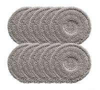 Lot de 10 serpillères en microfibre indéchirables pour aspirateur Cecotec Conga 15090 16090 AI SpinArm Home&Wash