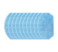 Lot de 10 serpillères en microfibre pour Conga M10/M10 Xtreme/pour bObsweep Charlotte/pour bObsweep Leaf 000-BR-150/pour iMartine BR151, BR153, BR154/SHELIKI BR151/Tuya BR151