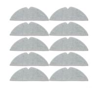 Lot de 10 serpillères en microfibre réutilisables pour aspirateur Dreame D20 pour Pro Plus