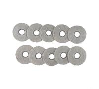Lot de 10 serpillères haute performance pour aspirateurs robots Ecovacs pour Deebot T30 Pro, Omni, T30s (chiffon)