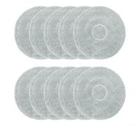 Lot de 10 serpillères lavables en microfibre pour aspirateur robot MOVA V70 ultra complet, chiffon réutilisable