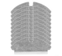Lot de 10 serpillères lavables en microfibre pour Ropo Slim et Kewbily DL30 Pro pour une utilisation avec de l'eau ou un nettoyant sur différents types de sols