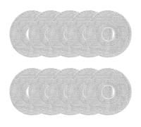 Lot de 10 serpillères lavables et réutilisables pour robot, lavables et réutilisables, adaptées pour la maison, permettant un nettoyage efficace et pratique (lot de 10)