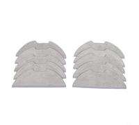 Lot de 10 serpillères robustes en microfibre compatibles avec Eureka E20 Plus pour aspirateur robot Evo pour nettoyage en profondeur des sols longue durée