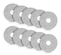 Lot de 10 Serpillière pour Robots Aspirateurs Dreame L10s Ultra Gen2/Gen3, L40/L50 Ultra AE, L10s Pro Ultra, X30/X40/X50/L40 Ultra, Mova E30/E40/P50/V50 Ultra, Tampons de Lavage en Microfibre Lavables