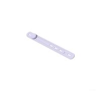 Lot de 10 serre-câbles électroniques en silicone pour écouteurs et organiseur pour câbles de charge de données, cordon multi-usage, réutilisable, réglable (violet)