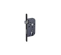 Lot de 10 serrures mono-point à encastrer KLOSE BESSER - avec trou cylindre - axe de 50 mm - noir