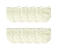 Lot de 10 serviettes de nettoyage spécifiques au visage pour un nettoyage fin, serviette en microfibre, élimine les résidus de maquillage même des zones difficiles d'accès, tampons de nettoyage