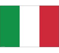 Lot de 10 Sets de Table en Papier de qualité supérieure - Drapeau de l'Italie - Décoration de Table de qualité supérieure - 44 x 32 cm - Décoration idéale pour Les fêtes Italiennes ou soirées à thème