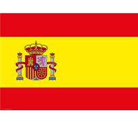 Lot de 10 sets de table en papier de qualité supérieure - Drapeau espagnol - Décoration de table espagnole - Fabriqué en Allemagne