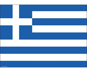 Lot de 10 sets de table en papier de qualité supérieure Motif drapeau de la Grèce Fabriqué en Allemagne