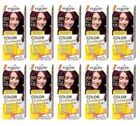 Lot de 10 shampoings Palette Color 4-99 (301) bordeaux pour cheveux - Boîte complète - Avec feuille d'instructions en anglais (français non garanti)