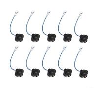 Lot de 10 sondes de capteur de four à induction 100 K thermistor sonde de température pour plaque de cuisson, contrôle de cuisinière à riz, haute stabilité, installation facile, plastique, noir