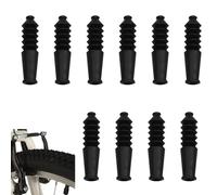 Lot de 10 soufflets universels en caoutchouc pour câble de frein de vélo - Protection contre la poussière - Accessoire pour VTT - Bottes de frein en V