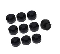 Lot de 10 sourdines élastiques en caoutchouc pour violon, pratique de la musique, accessoire silencieux pour amortissement du son et pratique