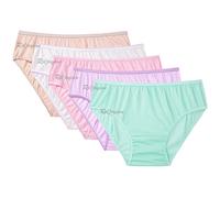 Lot de 10 sous-vêtements jetables 100 % coton pour femme - Taille haute - Pour voyage, séjours à l'hôpital, multicolore, Large