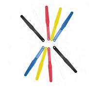 Lot de 10 spatules en plastique pour sérigraphie, 28,7 cm, couleurs assorties pour sérigraphie, pelle durable pour peinture et colle, outil d'atelier d'art
